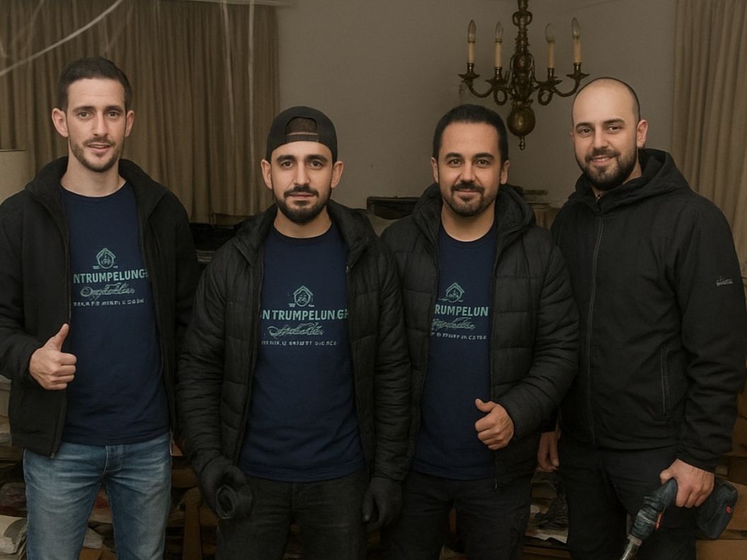 Mitarbeiter einer Entrümpelungsfirma in Köln